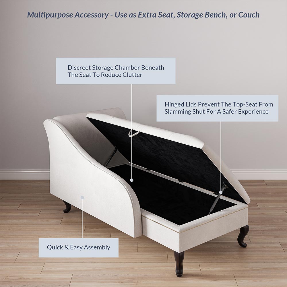 Memphis Velvet Chaise Lounge