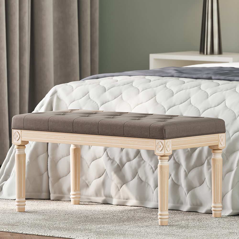 Arvin 32" Tufted Ottoman Bench