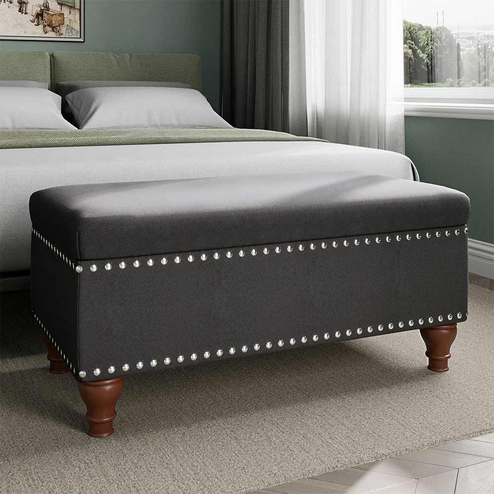 Quincy 35" Storage Ottoman Bench