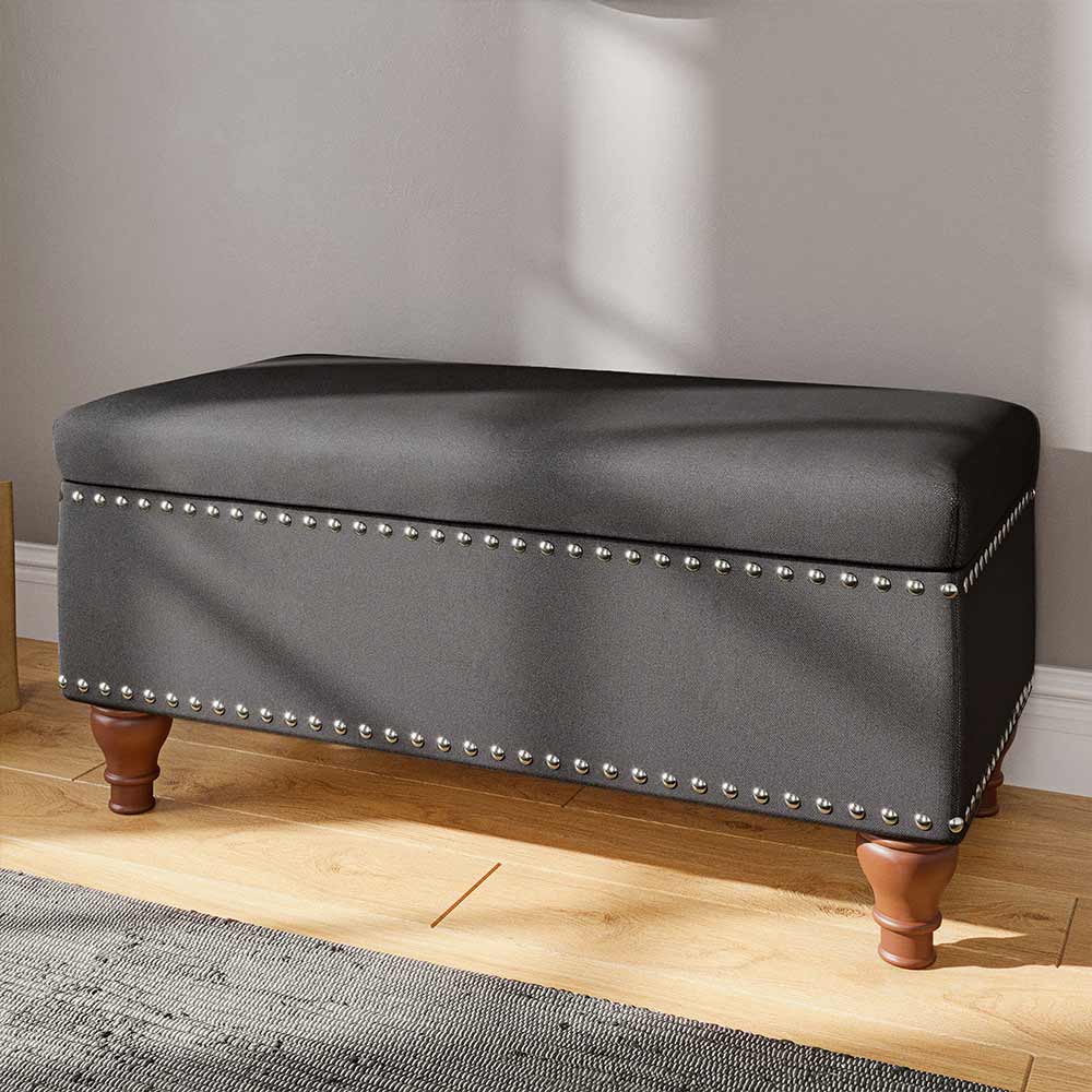 Quincy 35" Storage Ottoman Bench