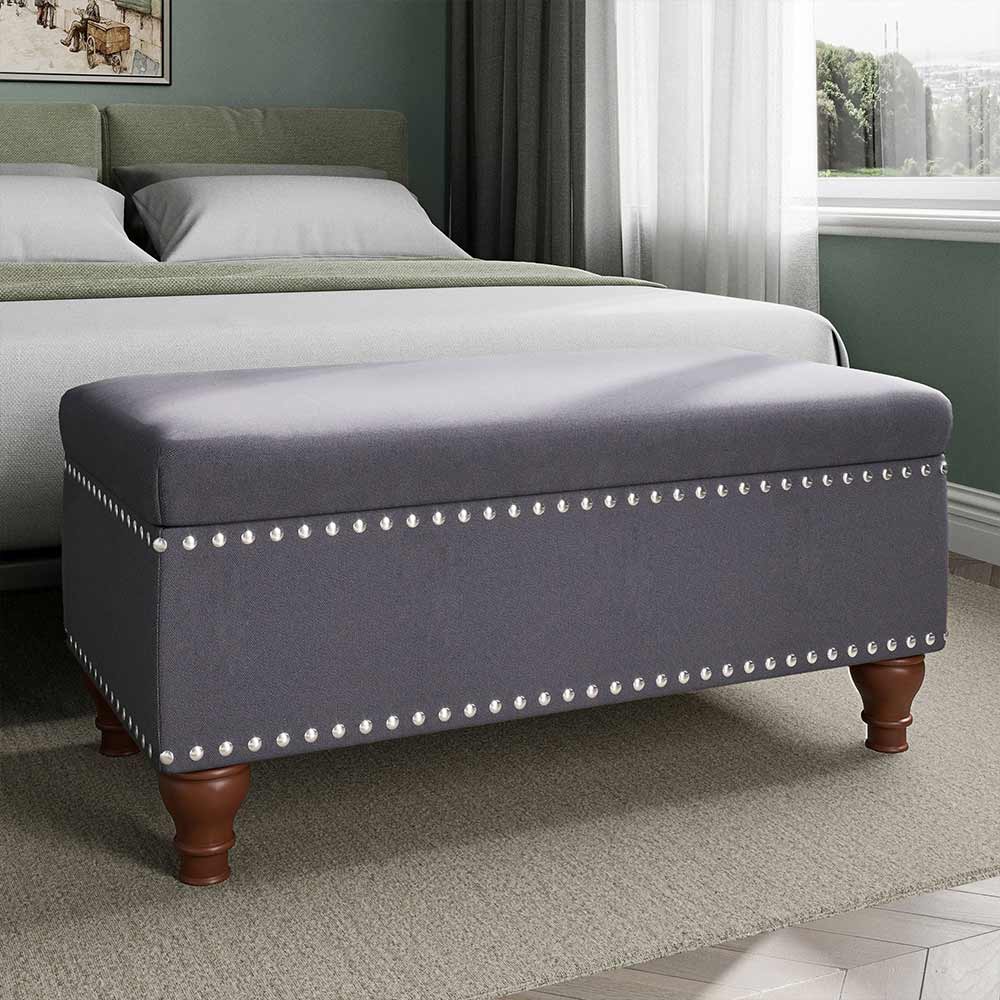 Quincy 35" Storage Ottoman Bench