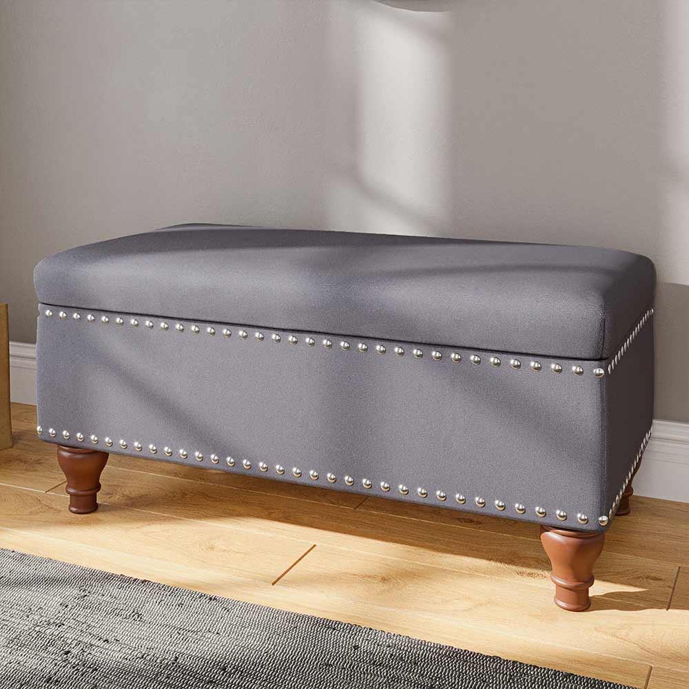Quincy 35" Storage Ottoman Bench