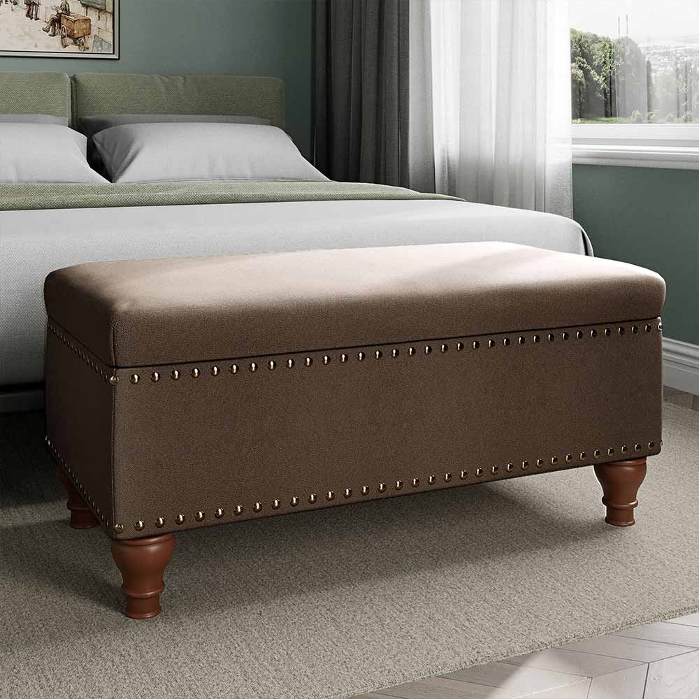 Quincy 35" Storage Ottoman Bench