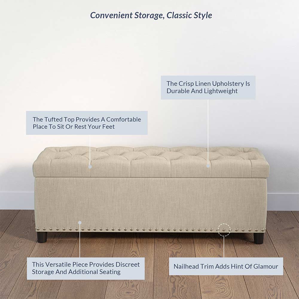 Brentwood Storage Ottoman Bench