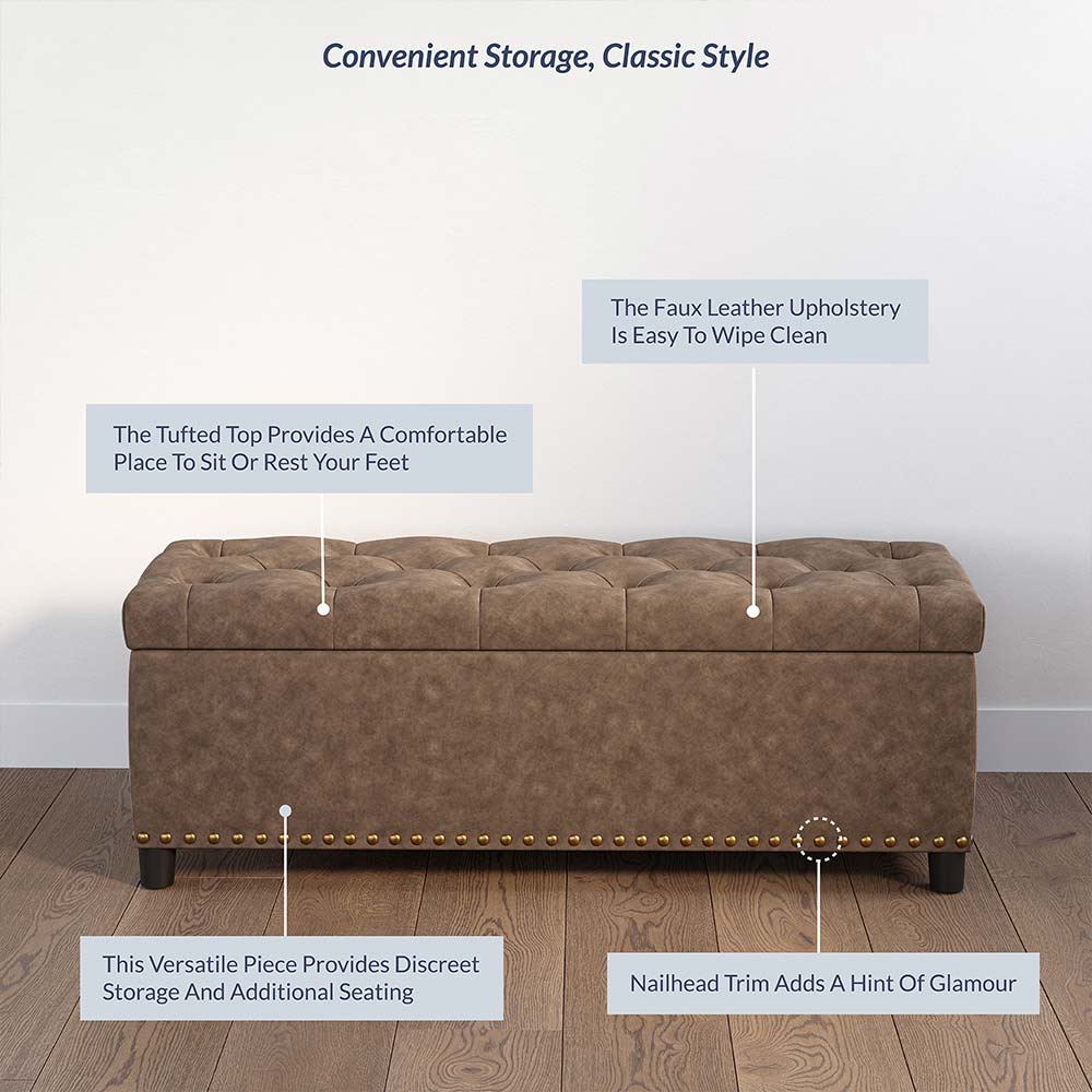 Brentwood Storage Ottoman Bench