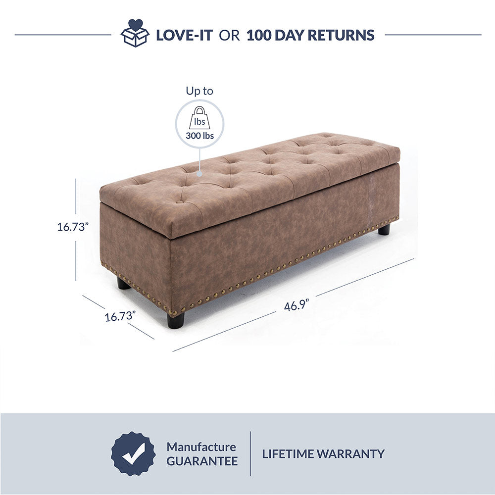 Brentwood Storage Ottoman Bench