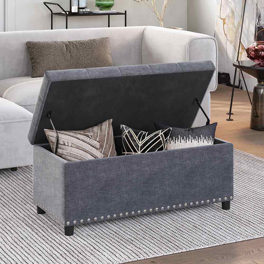 Brentwood Tufted Storage Ottoman Bench