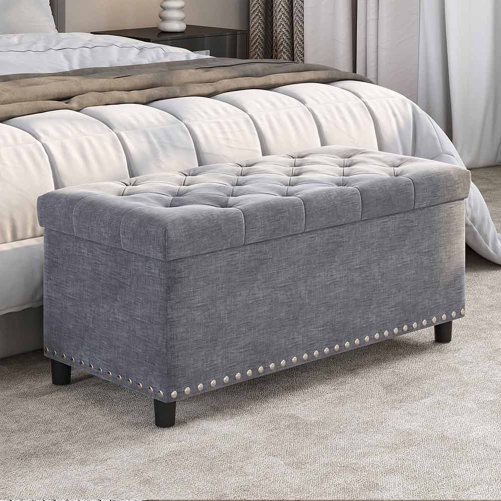 Brentwood Tufted Storage Ottoman Bench