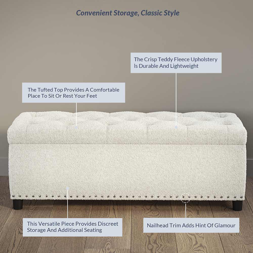 Brentwood Storage Ottoman Bench