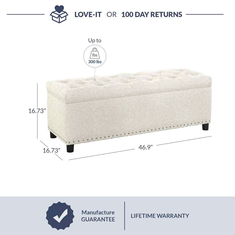 Brentwood Storage Ottoman Bench