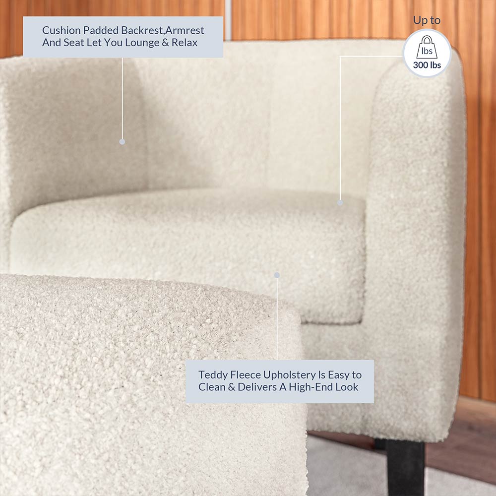 Lydia Chair with Ottoman Set