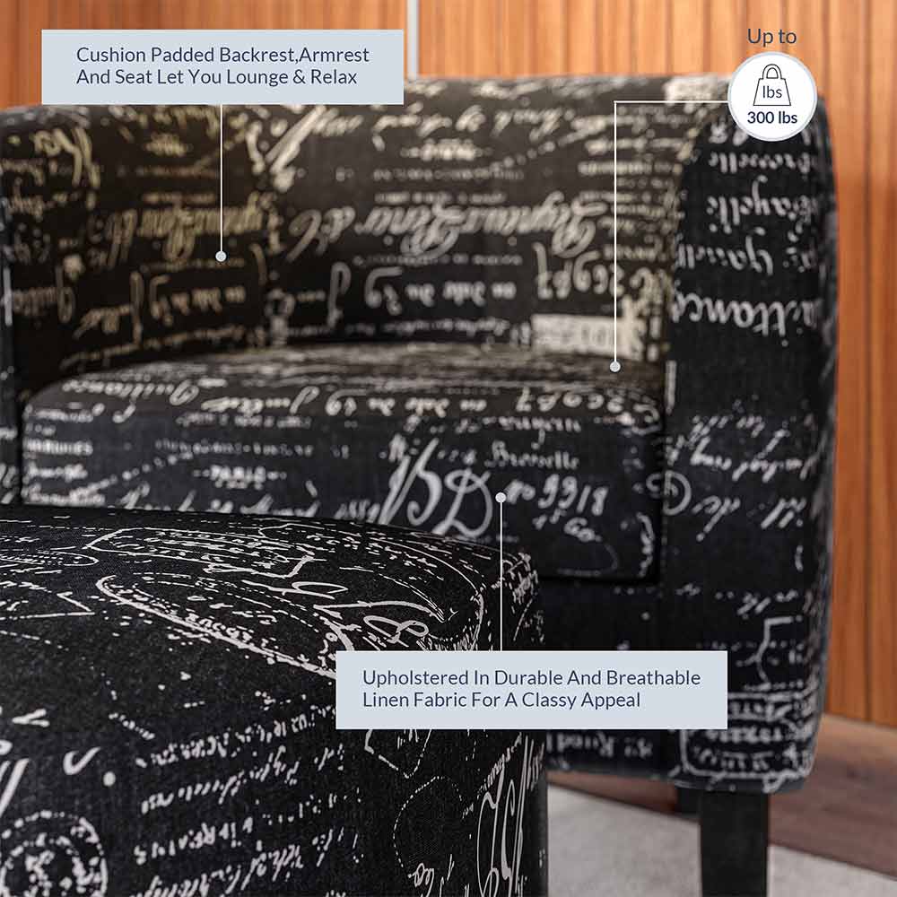 Lydia Chair with Ottoman Set