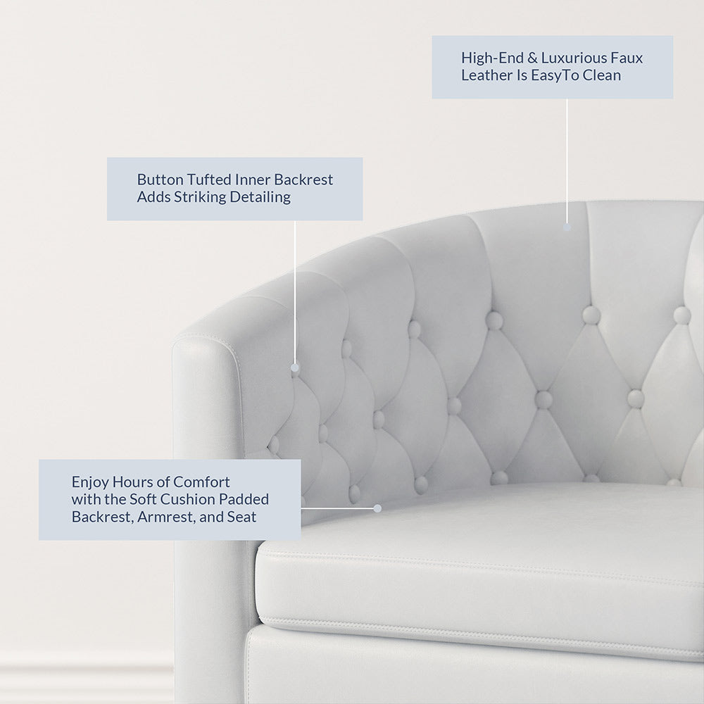 #color_faux leather white