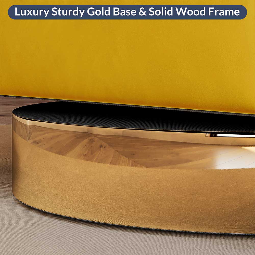 Crown Velvet Swivel Accent Chair