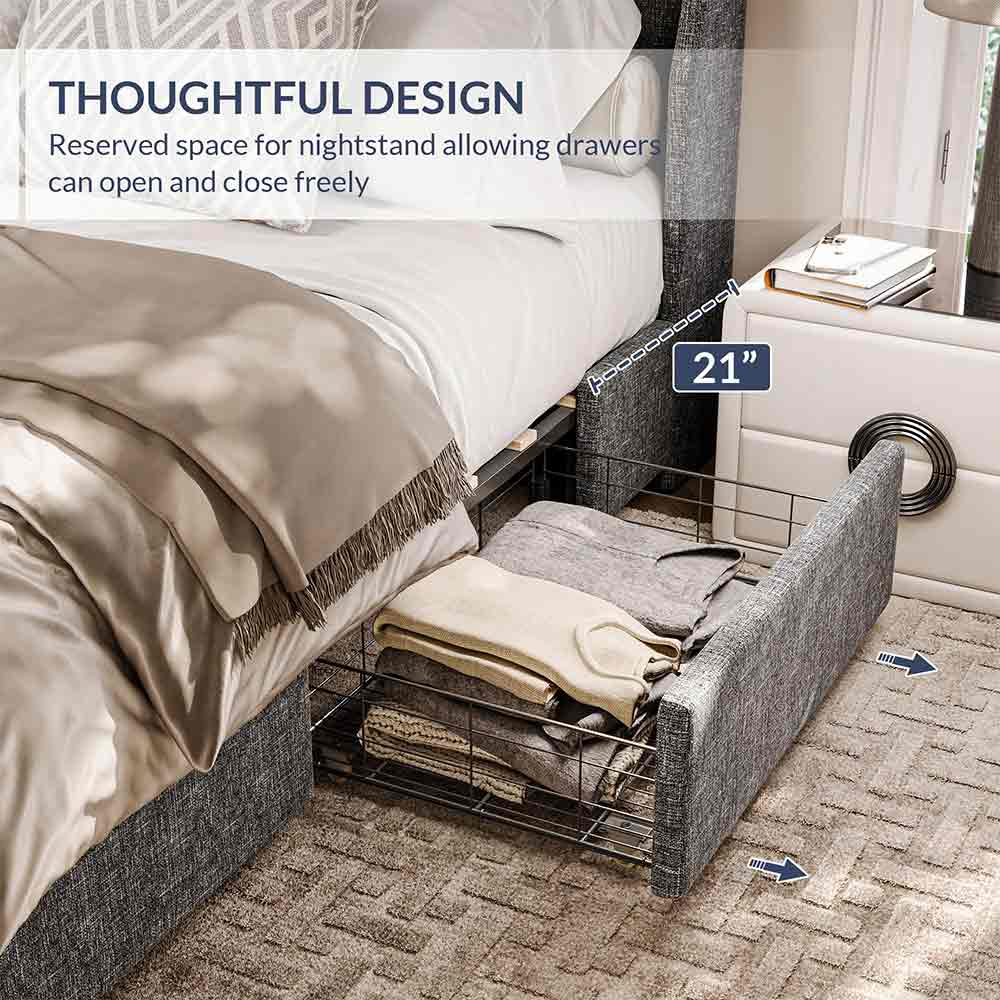 Savannah Bed With Drawer