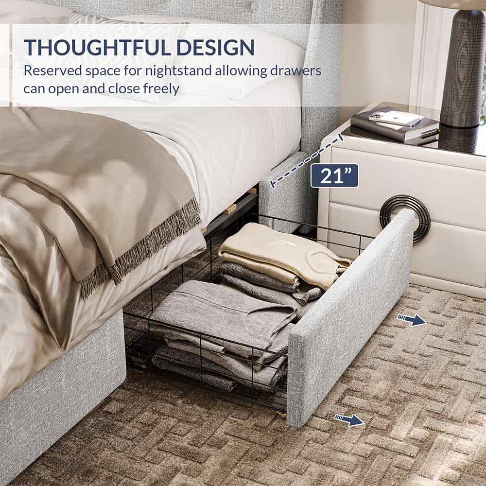 Savannah Bed With Drawer