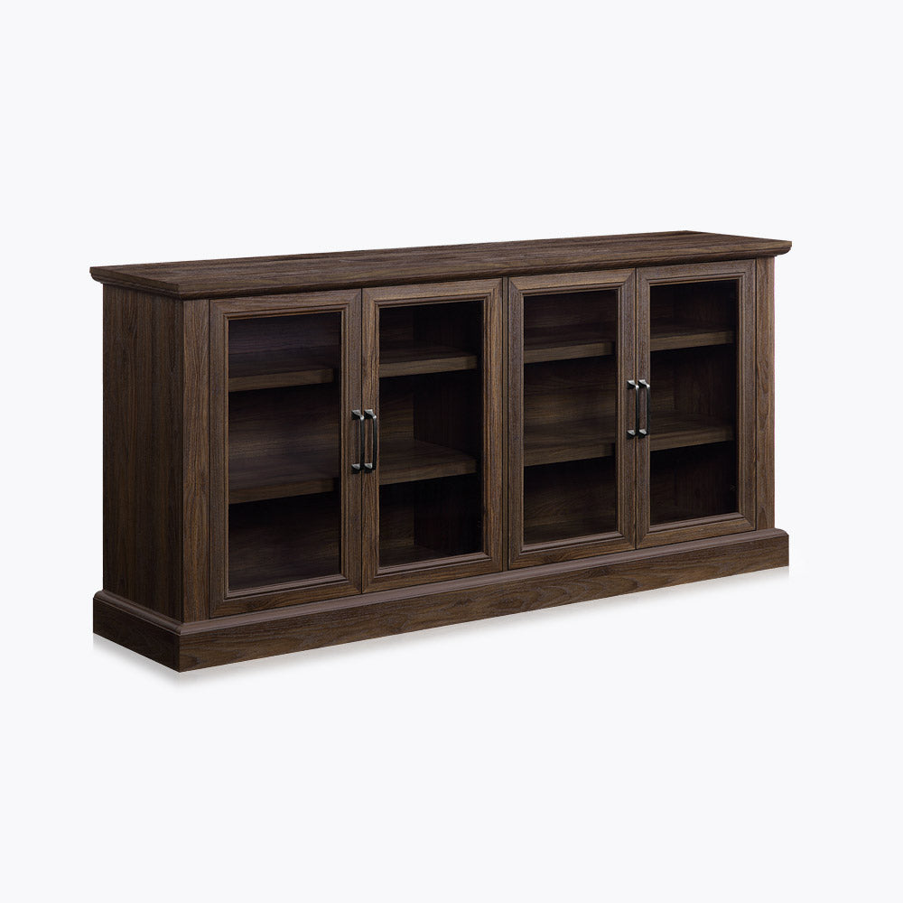 Liam 70" Modern Sideboard with 4 Glass Doors