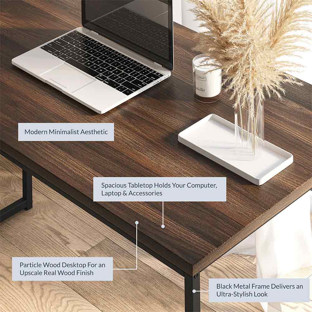 47" Barton Industrial Computer Desk