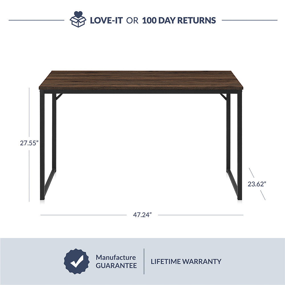 47" Barton Industrial Computer Desk