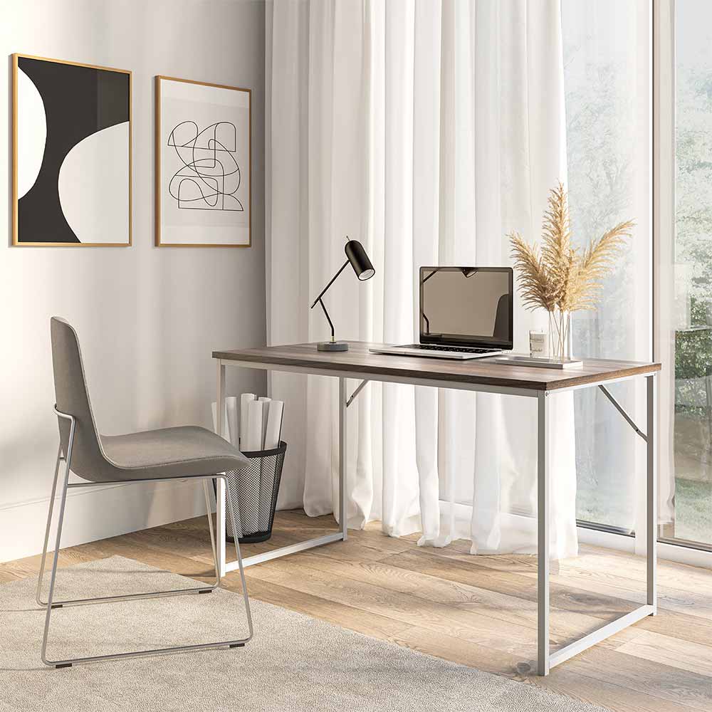 47" Barton Industrial Computer Desk