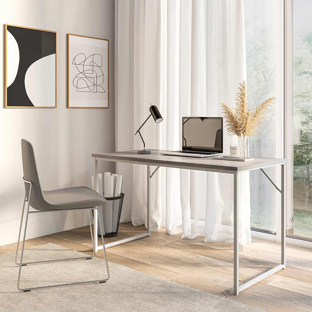 47" Barton Industrial Computer Desk