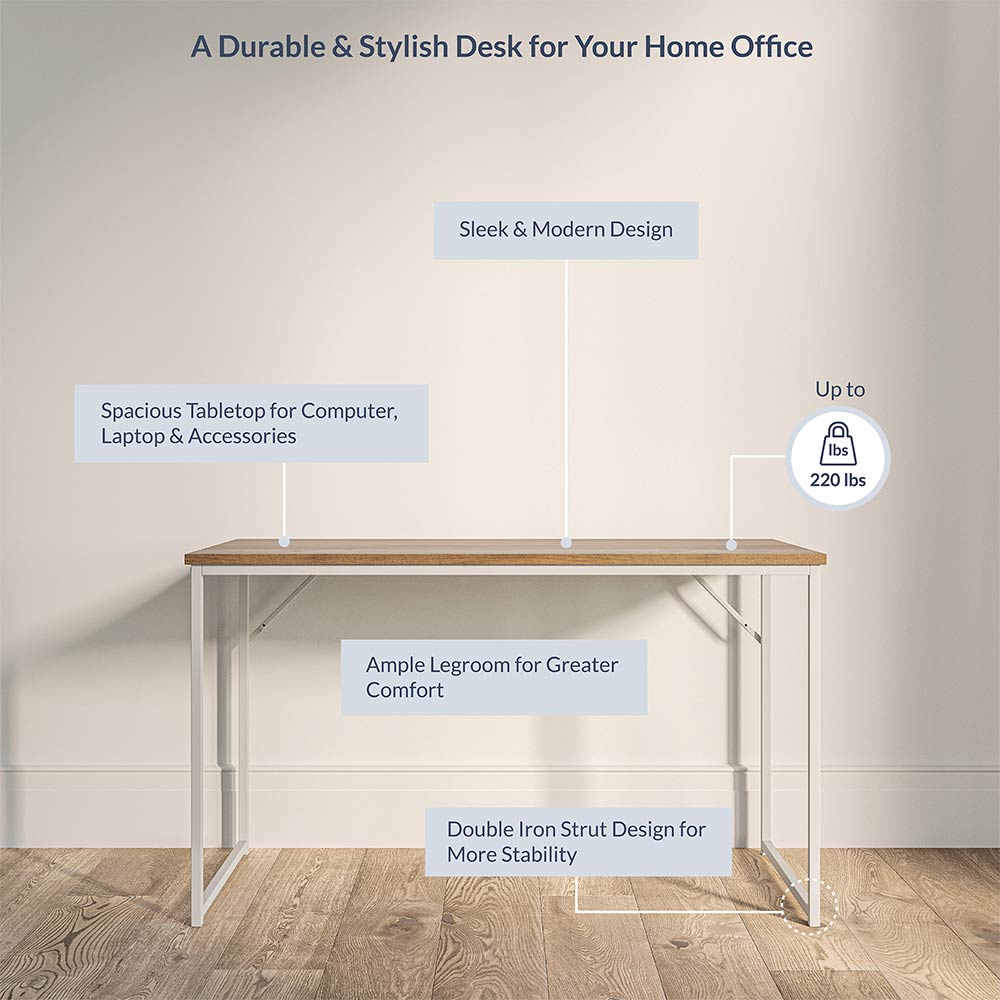 47" Barton Industrial Computer Desk