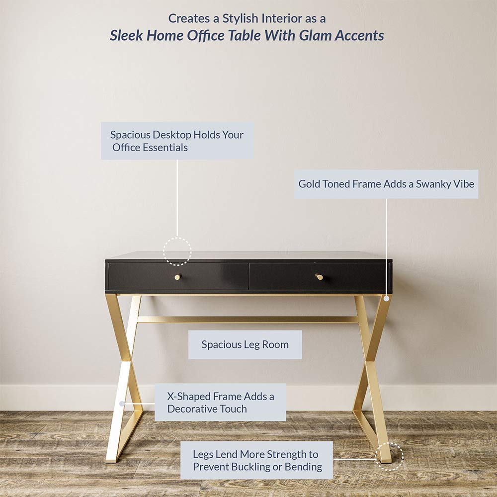Ellena 42" Home Office Writing Computer Desk
