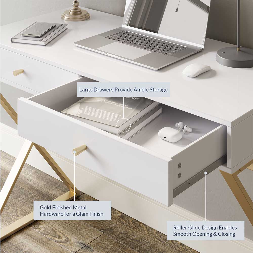 Ellena 42" Home Office Writing Computer Desk