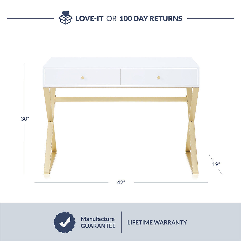 Ellena 42" Home Office Writing Computer Desk