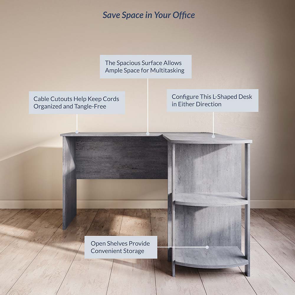 Kent L-Shaped Office Desk