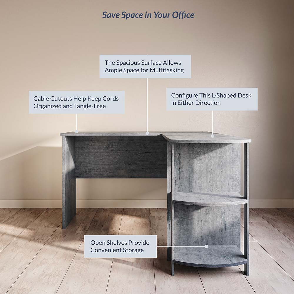 Kent L-Shaped Office Desk