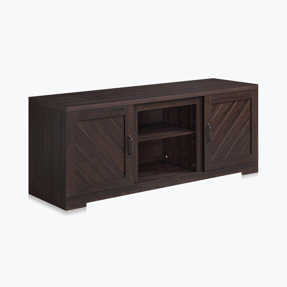 Hilo 58" Rustic Fireplace TV Stand