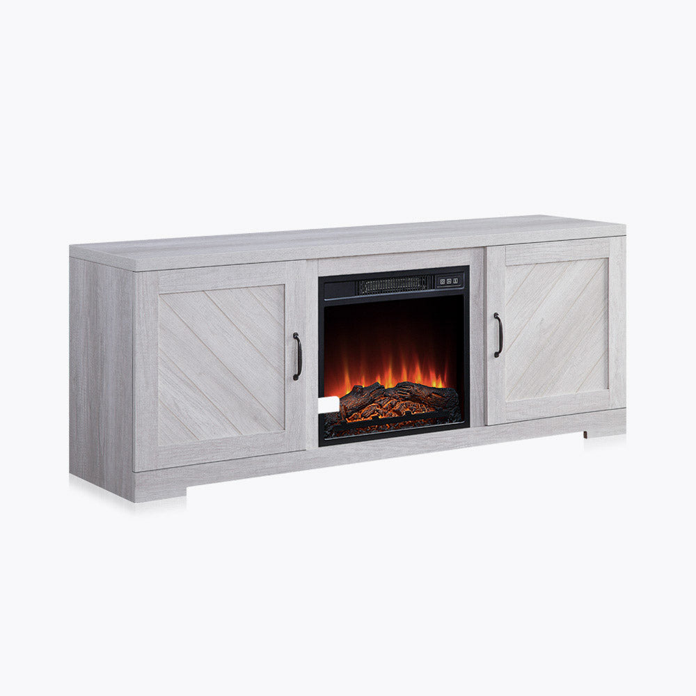 Hilo 58" Rustic Fireplace TV Stand