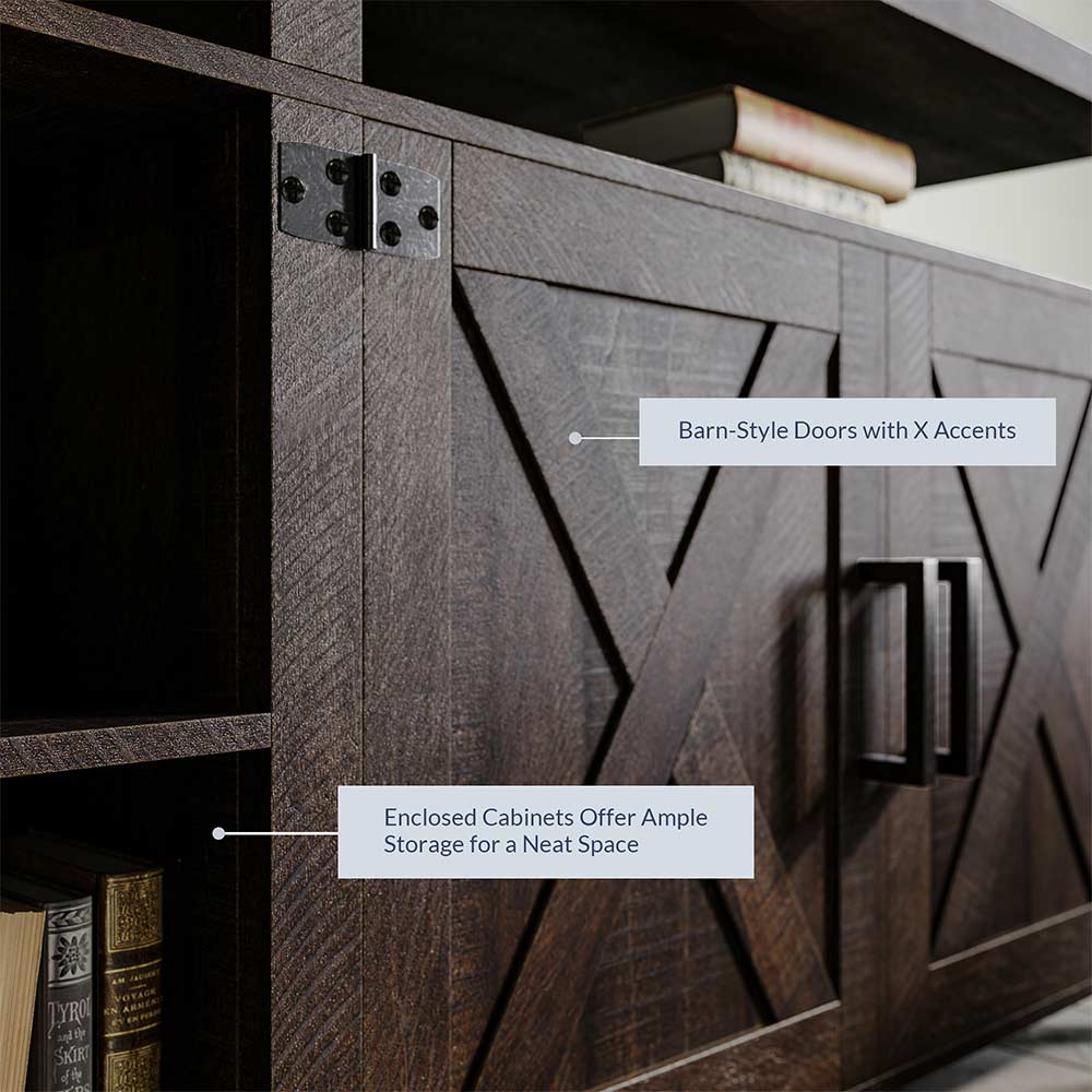 Preston Farmhouse TV Stand for TVs up to 65″