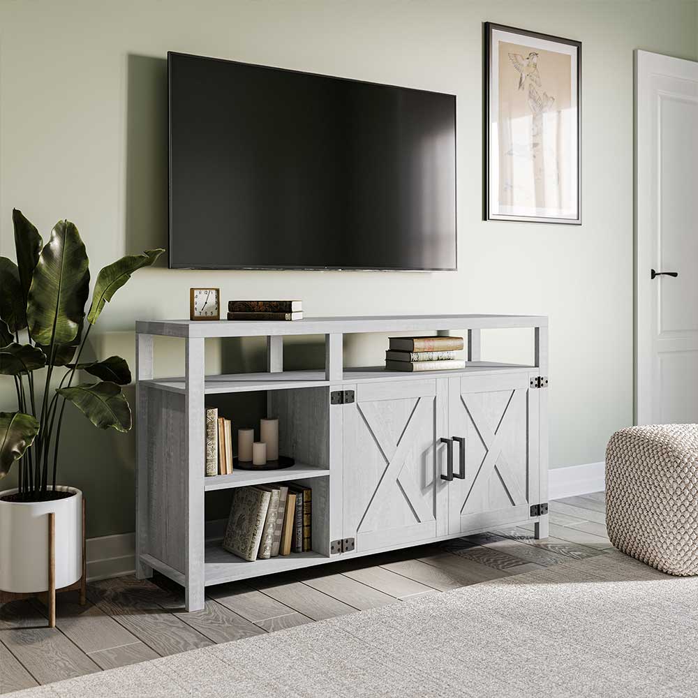 Preston Farmhouse TV Stand for TVs up to 65″