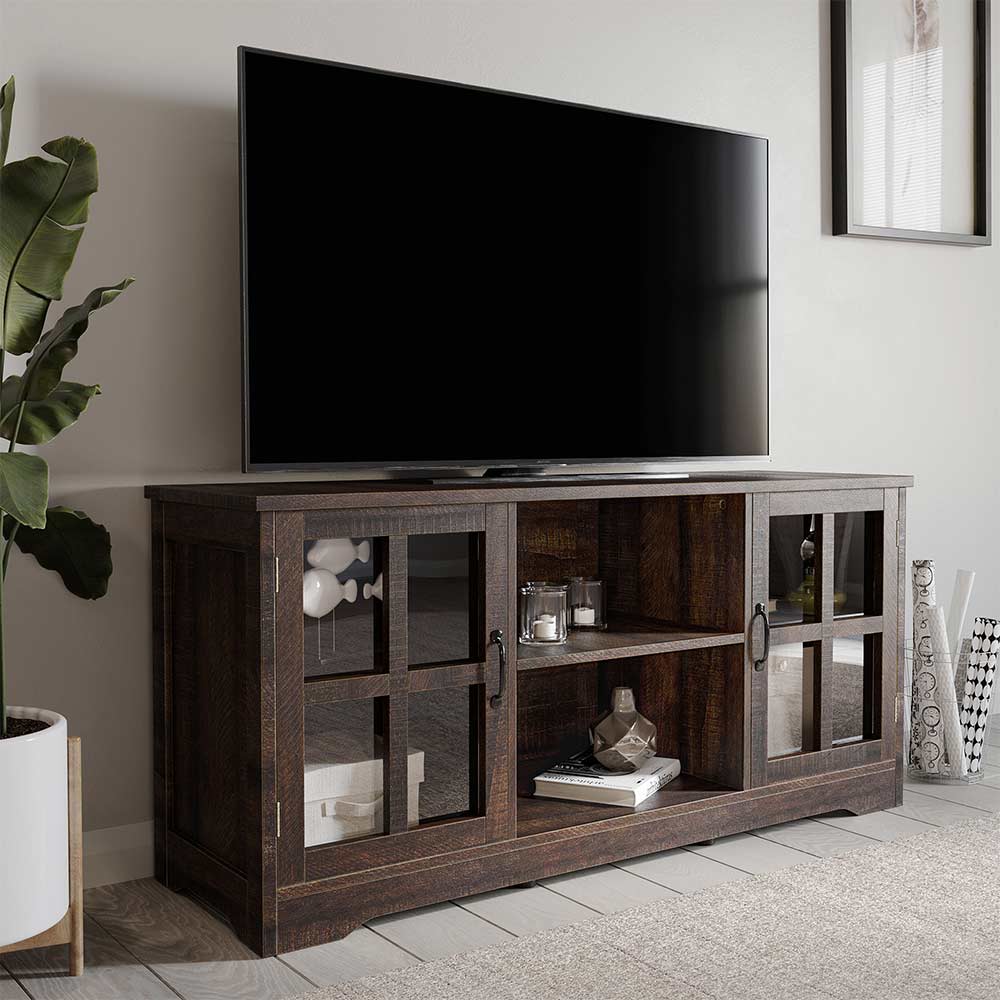 Cori Wood Farmhouse TV Stand for TVs Up to 55"