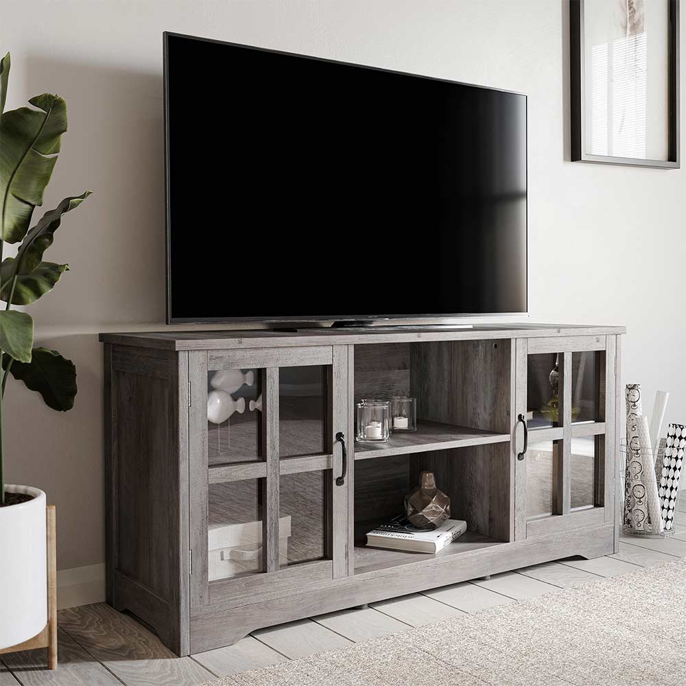 Cori Wood Farmhouse TV Stand for TVs Up to 55"