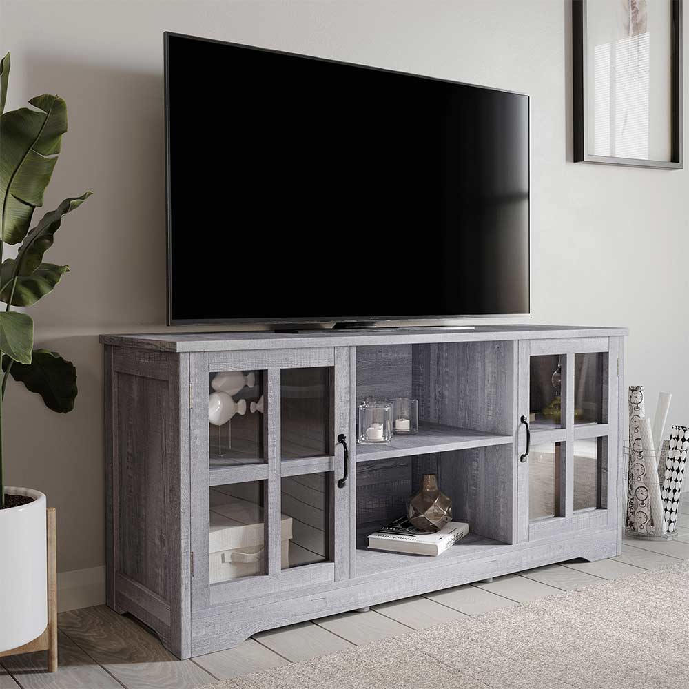 Cori Wood Farmhouse TV Stand for TVs Up to 55"