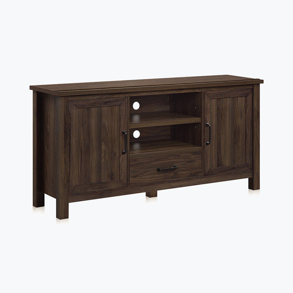 Virat Wood Farmhouse TV Stand for TVs up to 65″