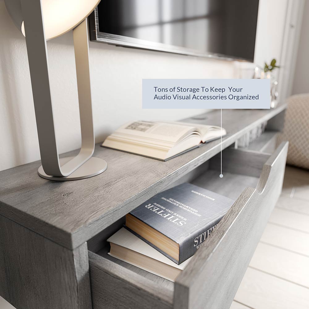 Beckett Wall Mounted Floating TV Stand