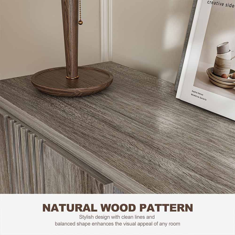 Mint 69" Low Profile TV Stand with Fluted Doors