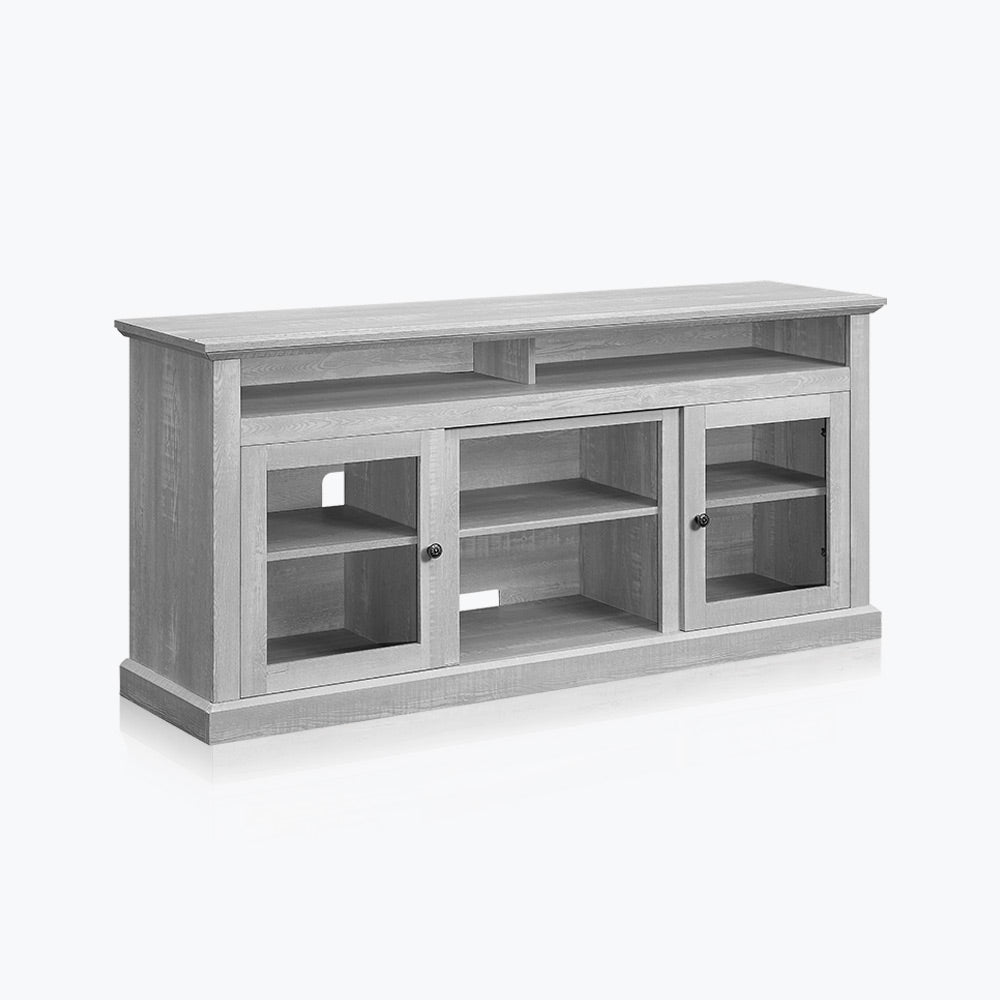 Cayman Farmhouse Fireplace TV Stand for TVs up to 65″