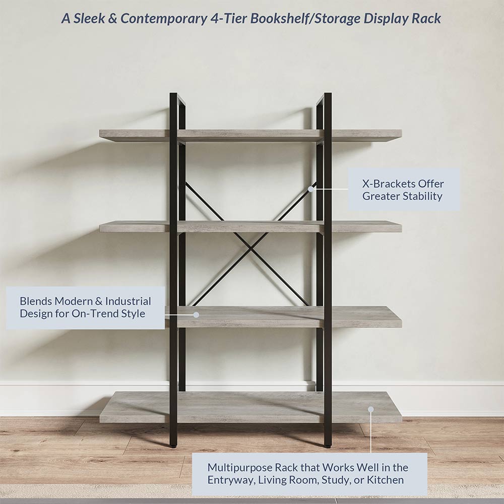 4 Tier Bookcase