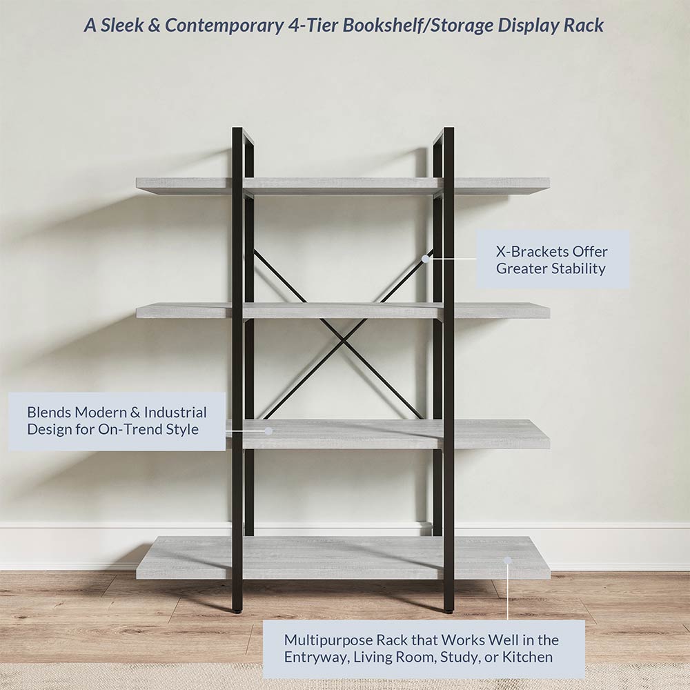4 Tier Bookcase