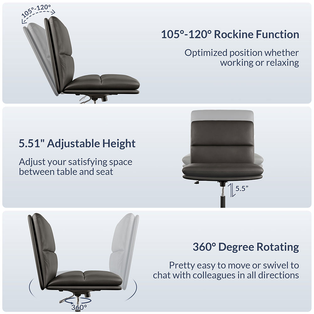 Ivory Office Chair