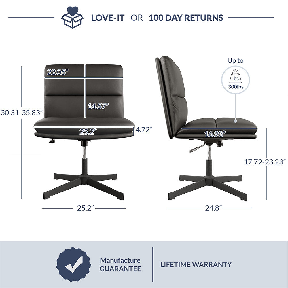 Ivory Office Chair