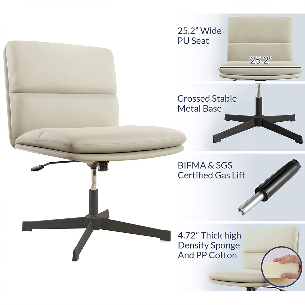 Ivory Office Chair