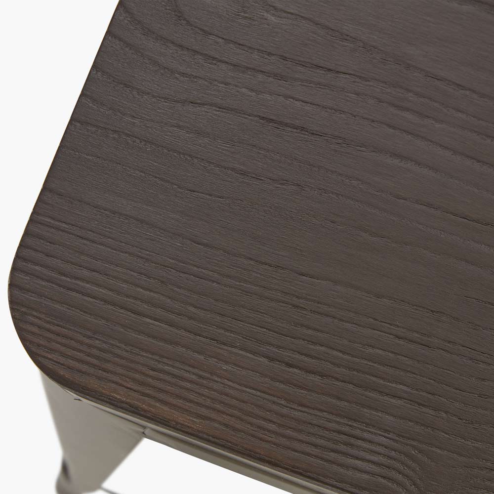 Wyatt 24" Bar Stool w/ Wood Seat (Set of 4)