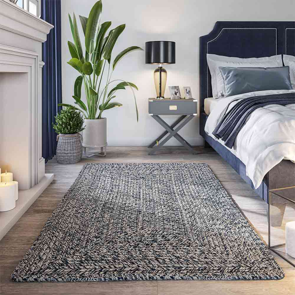 Braided Indoor/Outdoor Area Rug, 8'x10', 5'x8', 4'x6', 3'x5', 2'x3'