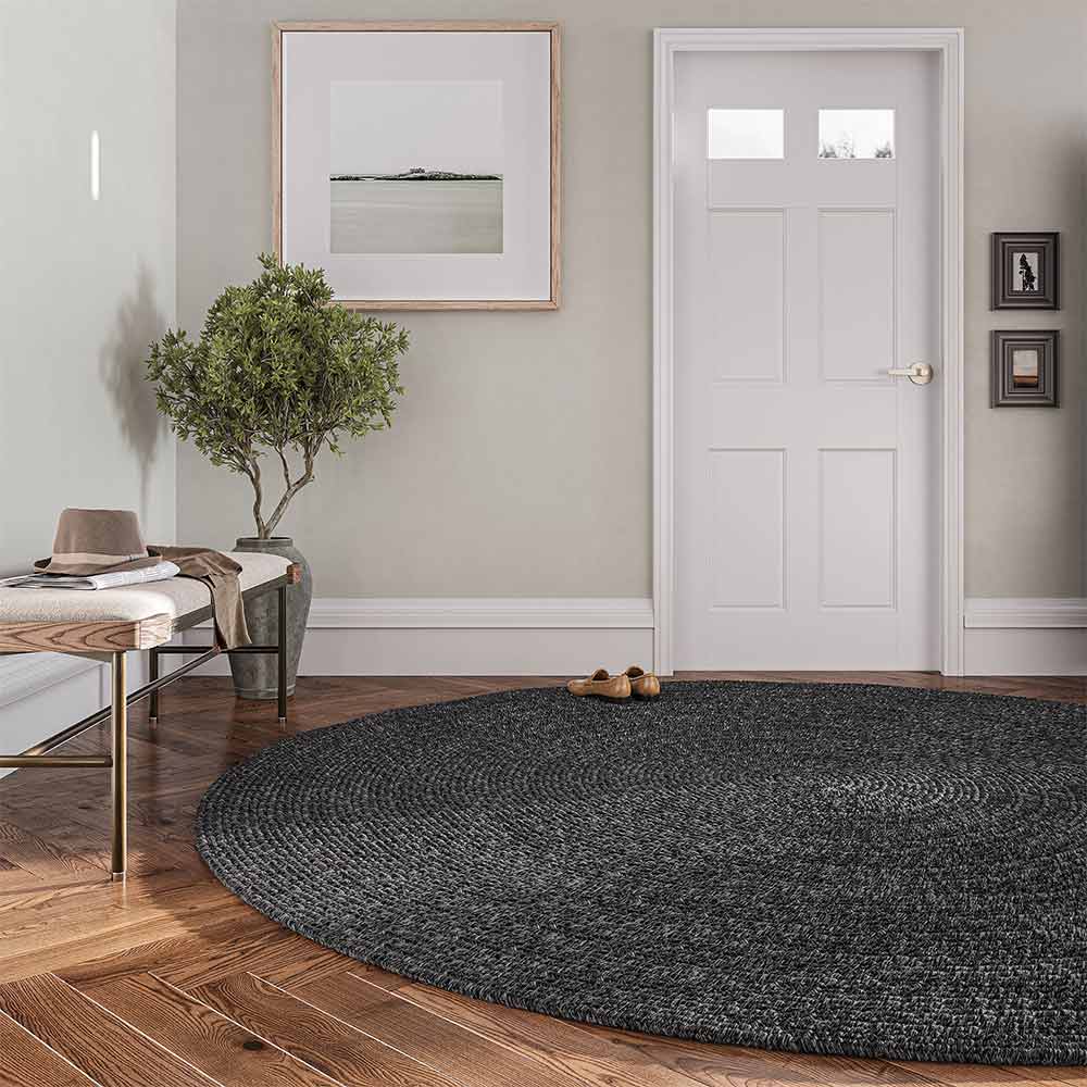 Braided Indoor/Outdoor Area Rug,8FT,6FT